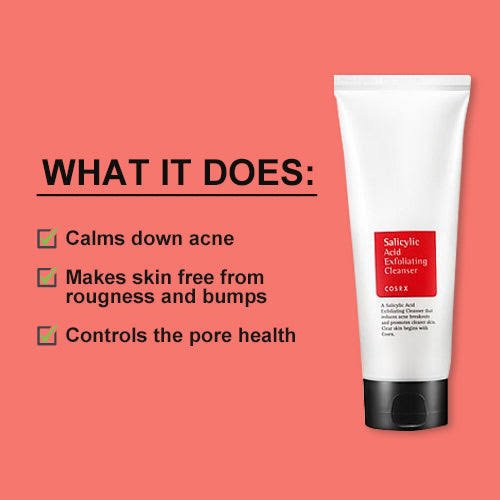 COSRX - Salicylic Acid Gentle Daily Cleanser 150ml Korea