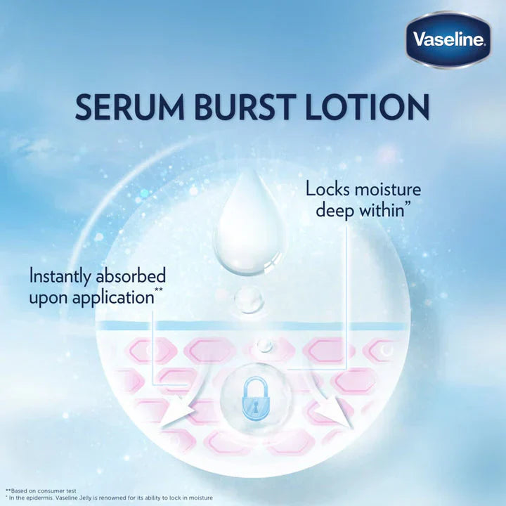 VASELINE ESSENTIAL GLUTA-HYA SERUM BURST BODY LOTION 300ml