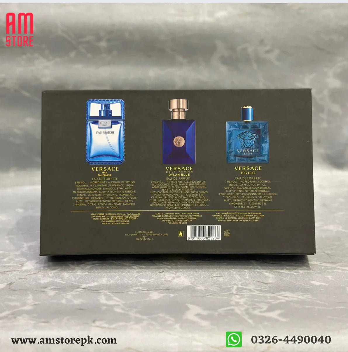 VERSACE Perfume Set 3 Pcs