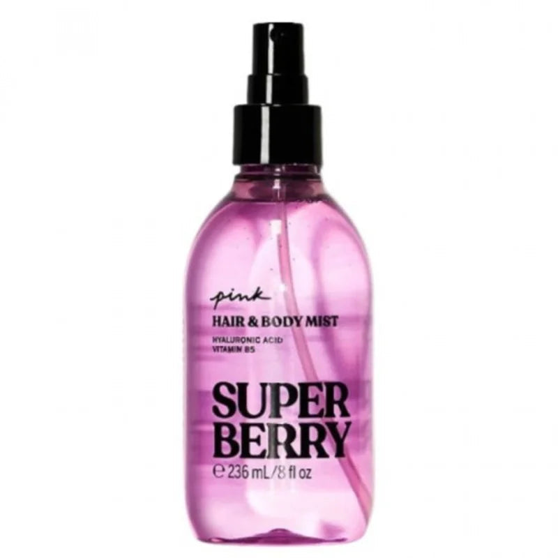 Pink Hair And Body Mist Super Berry 236ml
