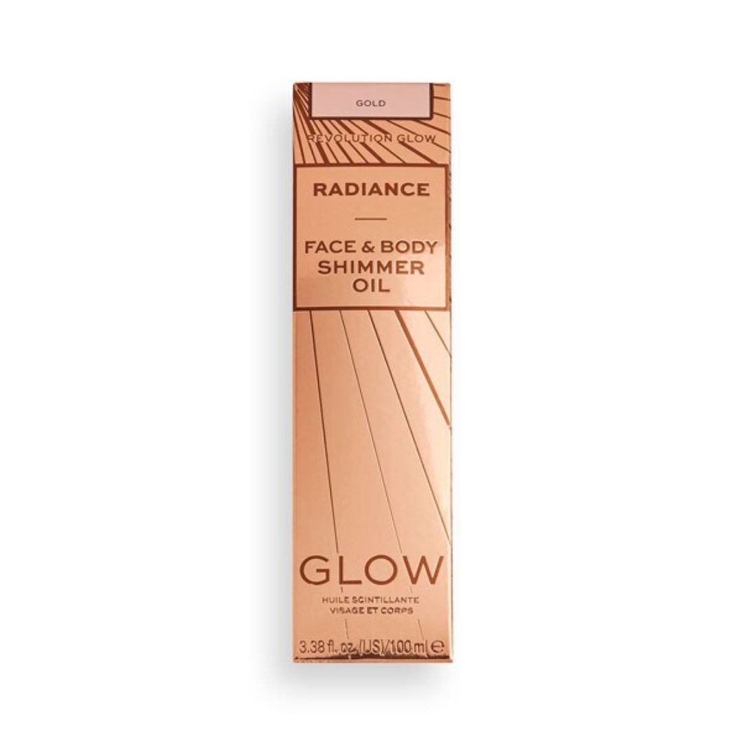 REVOLUTION Glow Radiance Face & Body Shimmer Oil - 100ml