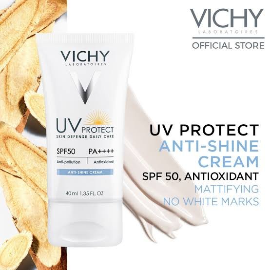 Vichy UV Protect SPF 50 Anti Shine Cream (Sunscreen)