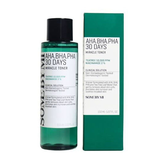 Some By MI  AHA. BHA. PHA 30 Days Miracle Toner(150 ml) Korea
