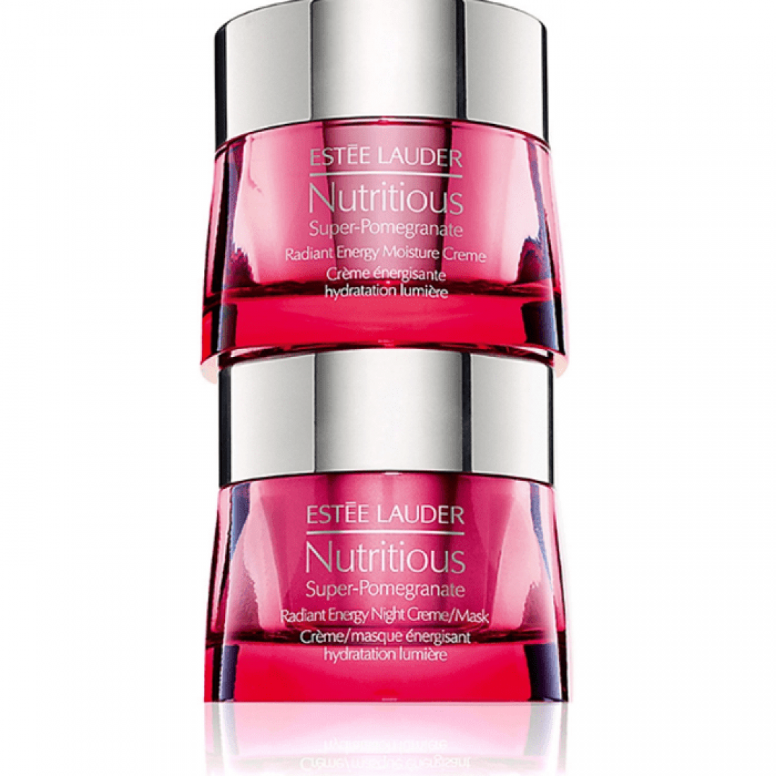 Estee Lauder Nutritious Super-Pomegranate Day ＆ Night Radiance Set - 50 ml x 2