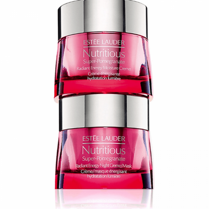 Estee Lauder Nutritious Super-Pomegranate Day ＆ Night Radiance Set - 50 ml x 2