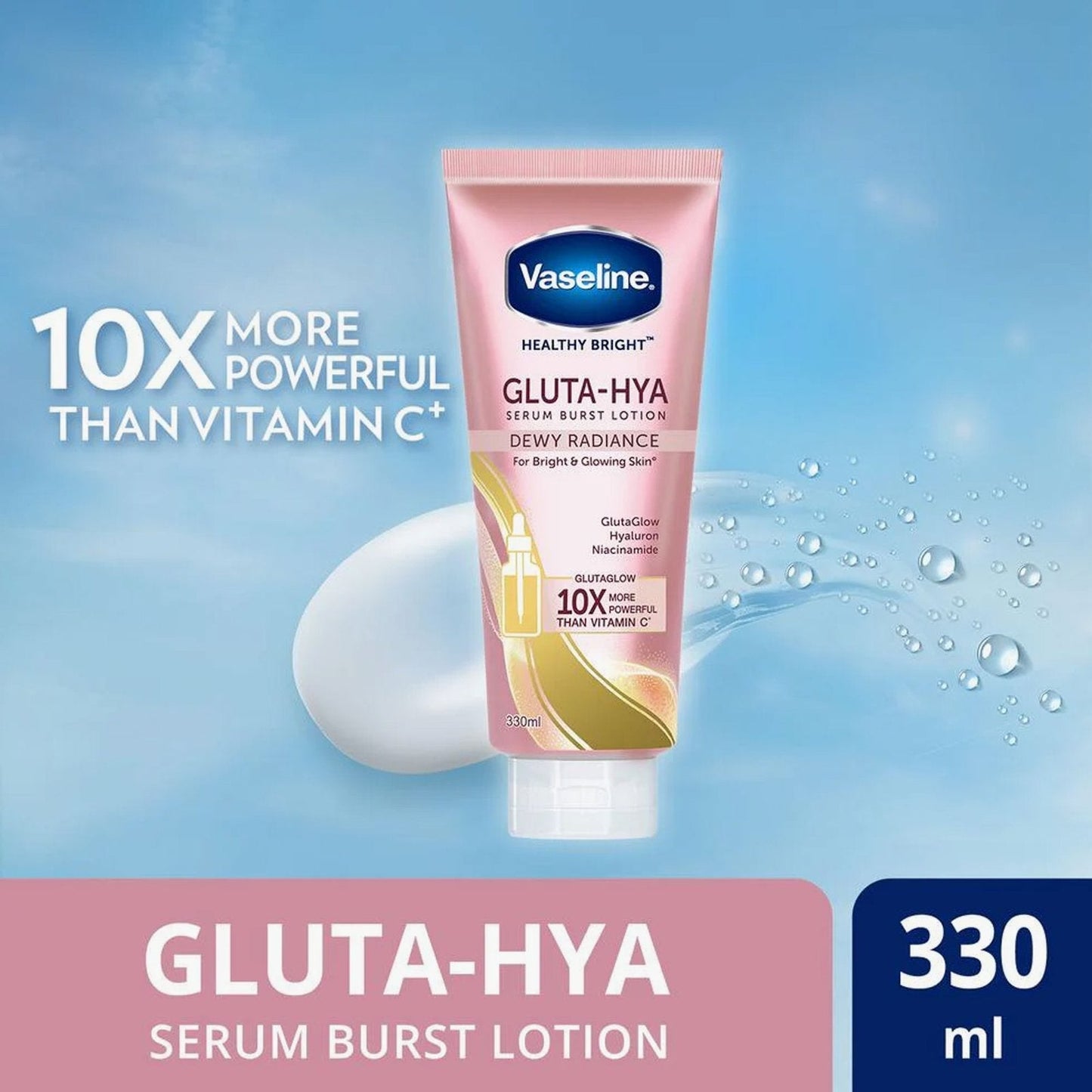 Vaseline Gluta-Hya Serum Burst Lotion Dewy Radiance 300ml