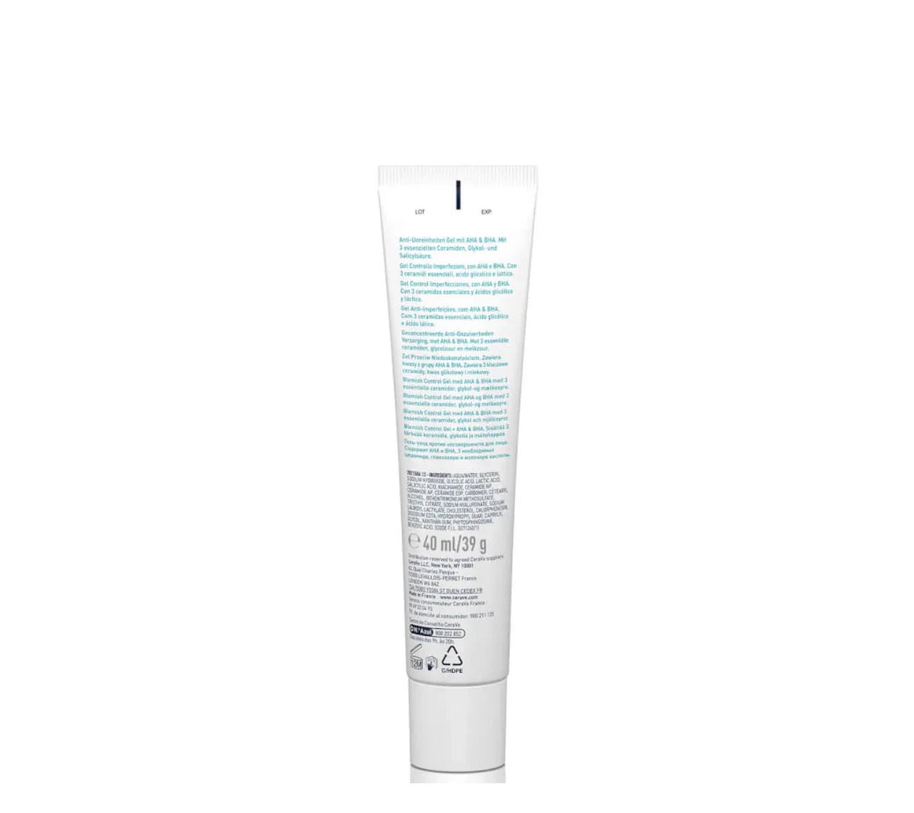 CeraVe Blemish Control Gel Moisturiser with 2% Salicylic Acid &amp; Niacinamide for Blemish-Prone Skin 40ml