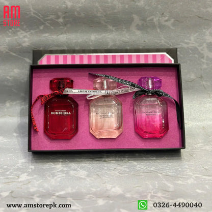 VICTORIA’S SECRET BOMBSHELL Perfume Set 3 Pcs