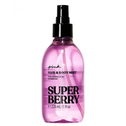 Pink Hair And Body Mist Super Berry 236ml