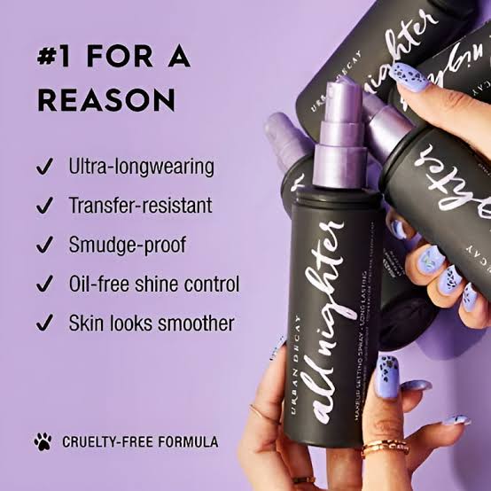 URBAN DECAY – All Nighter Long Lasting Makeup Setting Spray