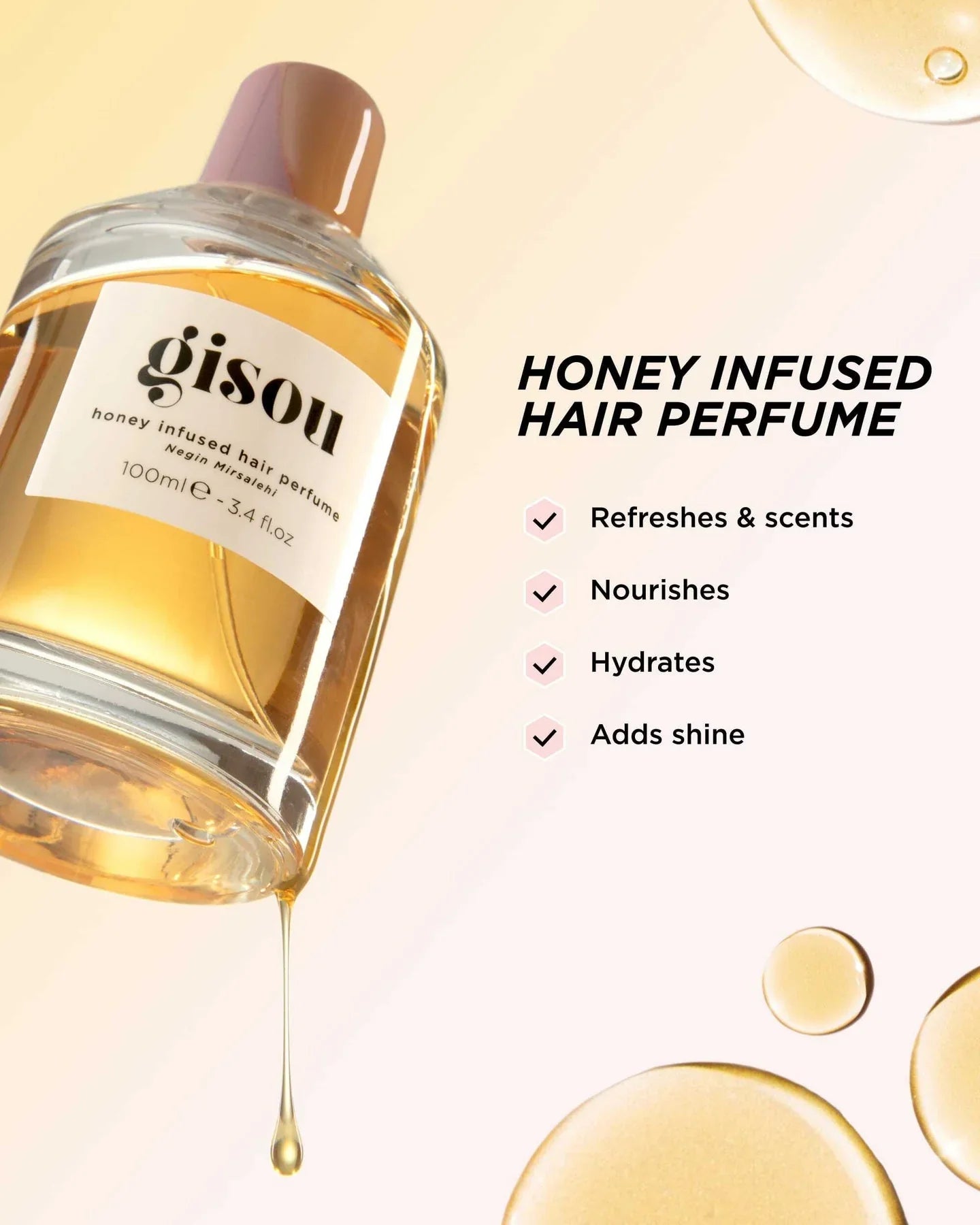 GISOU – Honey Infused Hair Perfume – 50ml