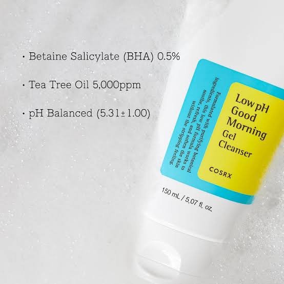 COSRX - Low pH Good Morning Gel Cleanser 150ml Korea