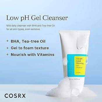 COSRX - Low pH Good Morning Gel Cleanser 150ml Korea