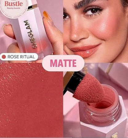 SHEGLAM COLOR BLOOM LIQUID BLUSH (ROSE RITUAL)