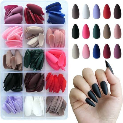 Matt Nails Pack 576 Pcs