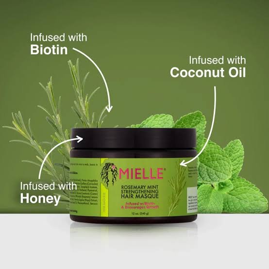 Mielle Rosemary Mint Strengthening Hair Masque (340gm)