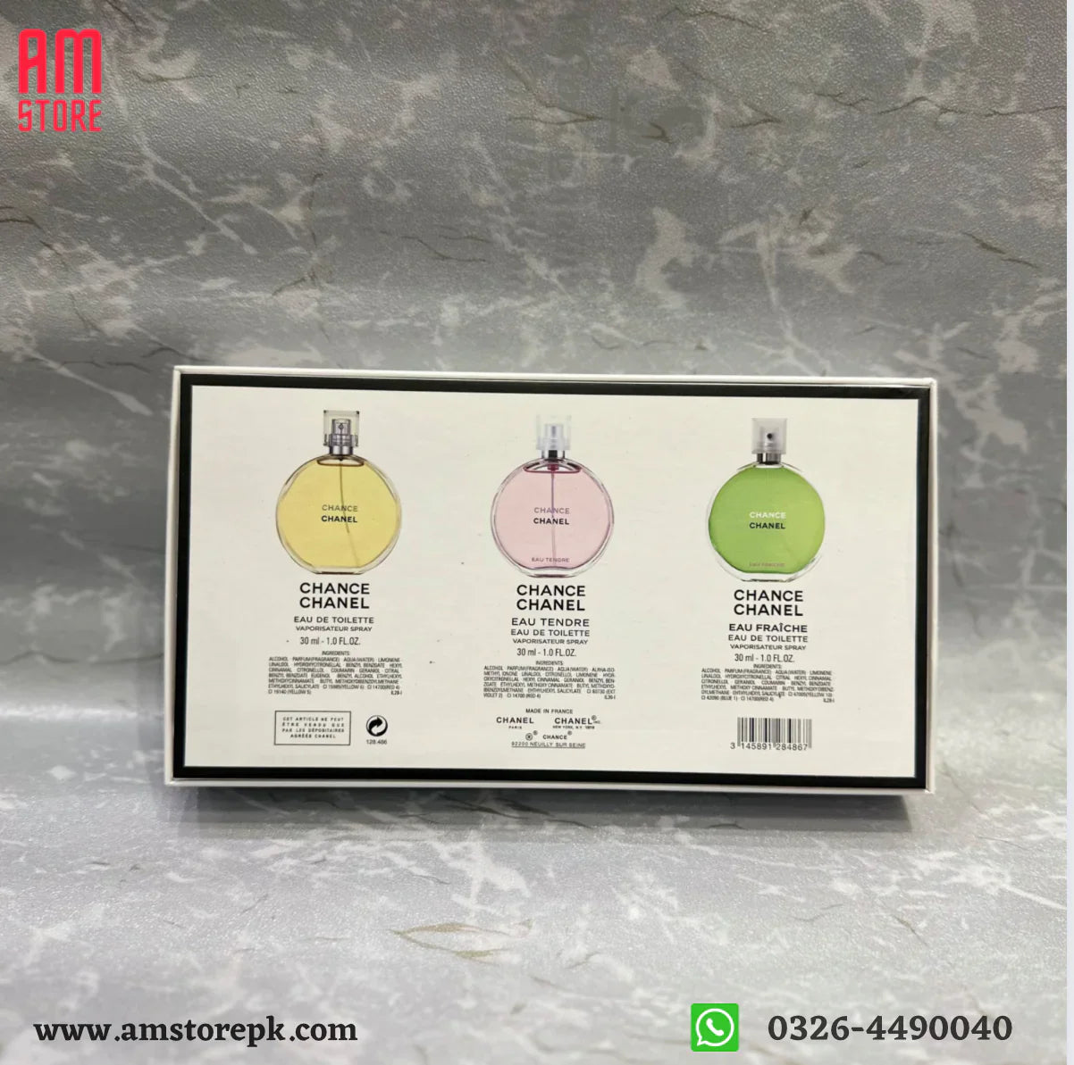 CHANEL Perfume Set 3 Pcs