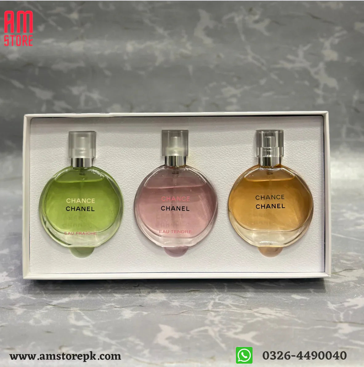 CHANEL Perfume Set 3 Pcs