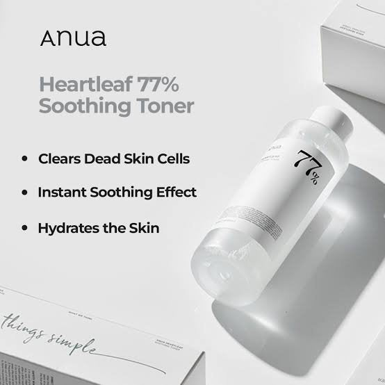 Anua  Heartleaf 77% Soothing Toner  Korea