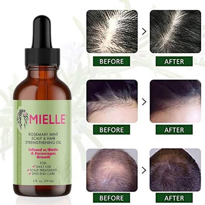 Mielle Rosemary Mint Scalp & Hair Strengthening Oil 59 - Ml