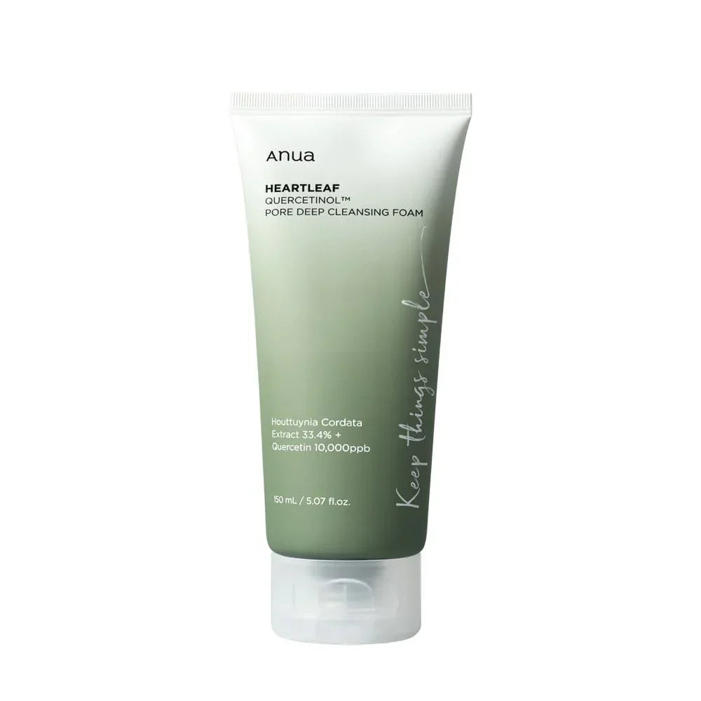 ANUA HEARTLEAF SUCCINIC PORE DEEP CLEANSING FOAM KOREA150ml