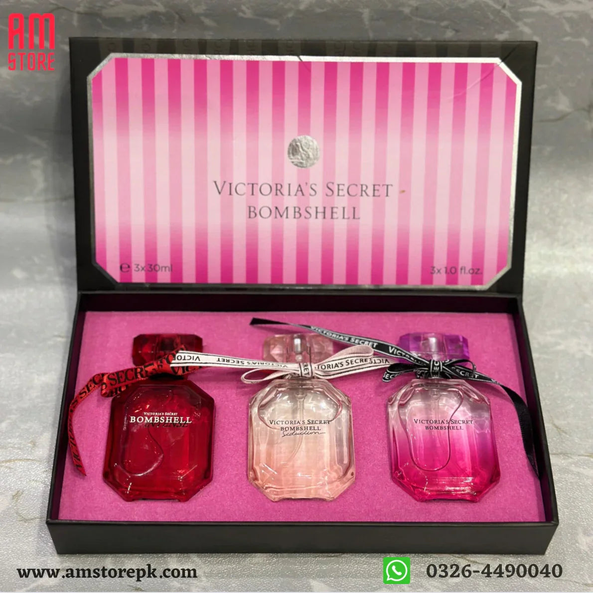 VICTORIA’S SECRET BOMBSHELL Perfume Set 3 Pcs